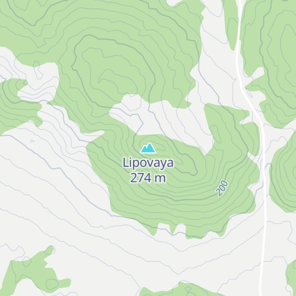 Map of Lipovaya