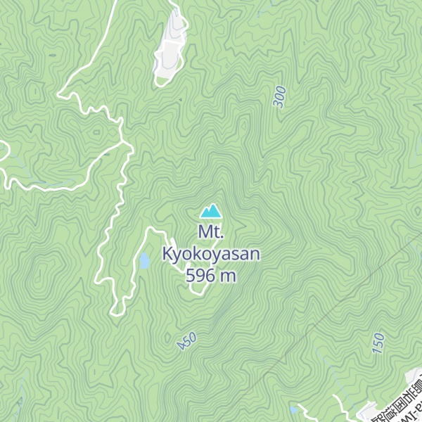 Map of Mt. Kyokoyasan