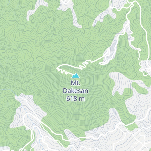 Map of Mt. Dakesan