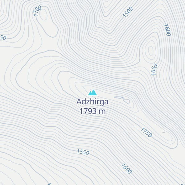 Map of Adzhirga