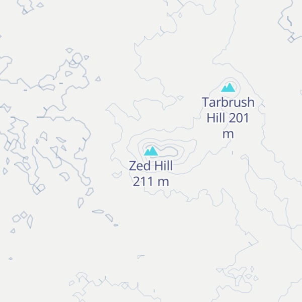 Map of Zed Hill