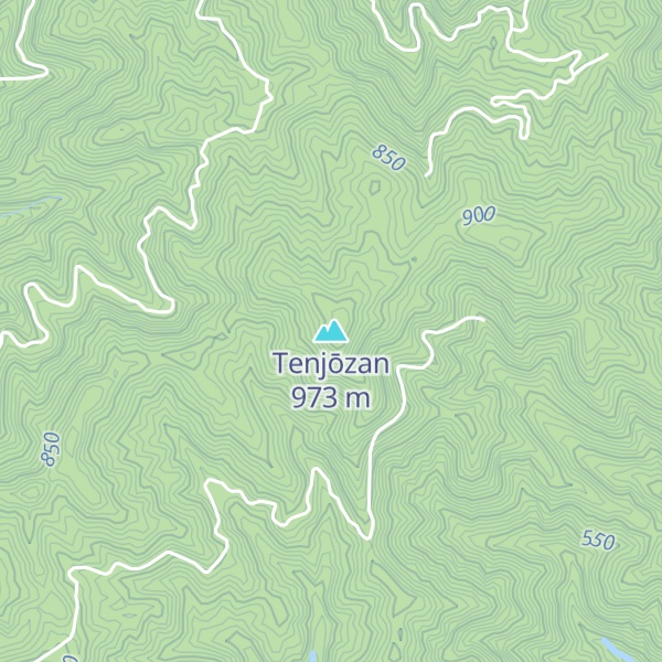 Map of Tenjōzan
