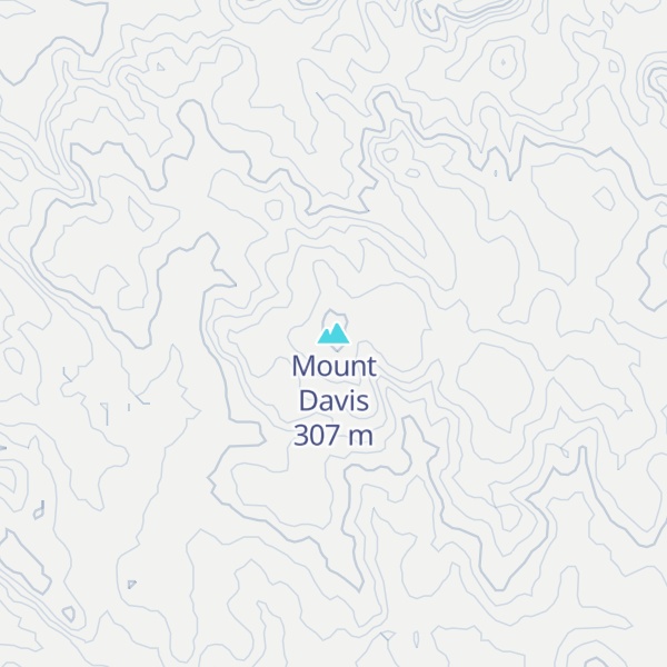 Map of Mount Davis