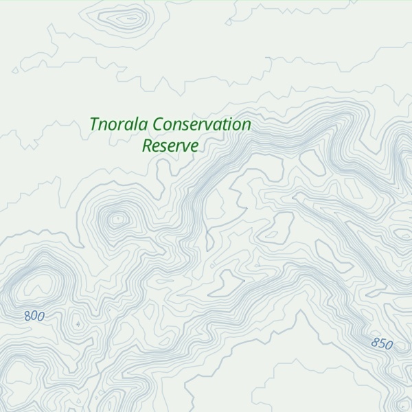 Map of Gosses Bluff North