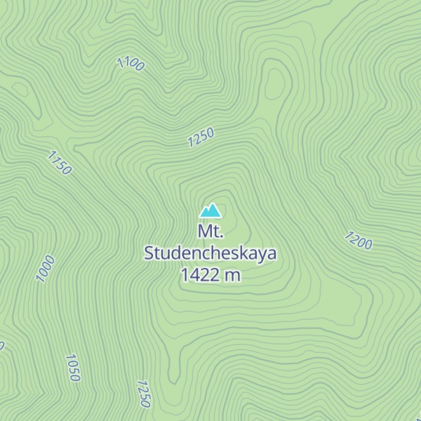 Map of Mt. Studencheskaya