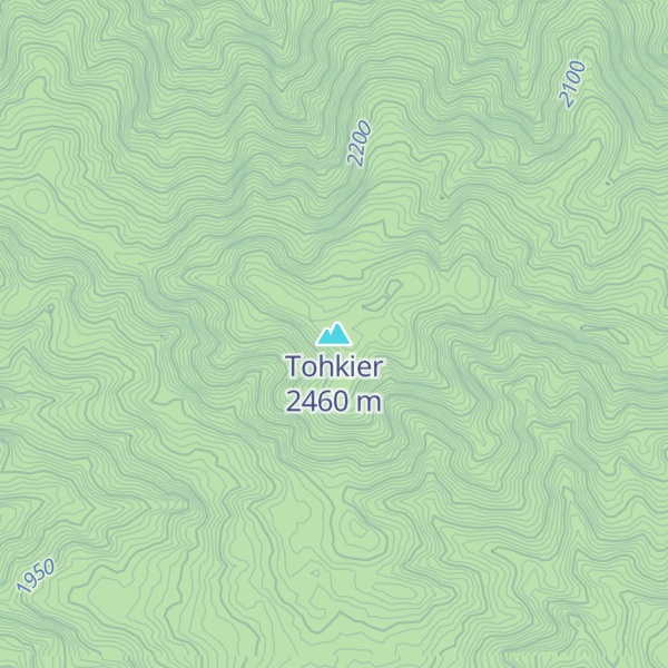 Map of Tohkier