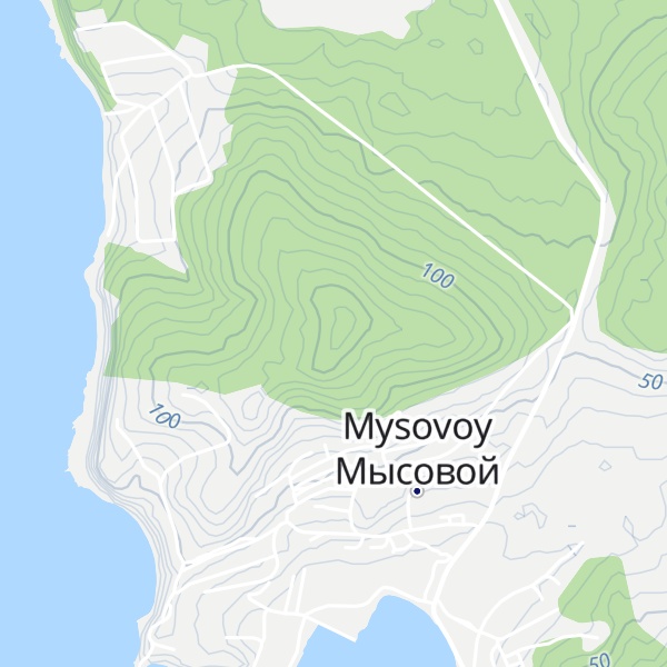 Map of Sopka Bolshoi Ohotnik