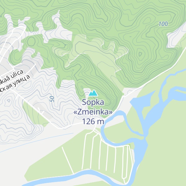Map of Sopka «Zmeinka»