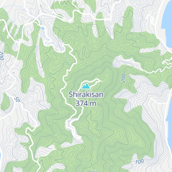 Map of Shirakisan