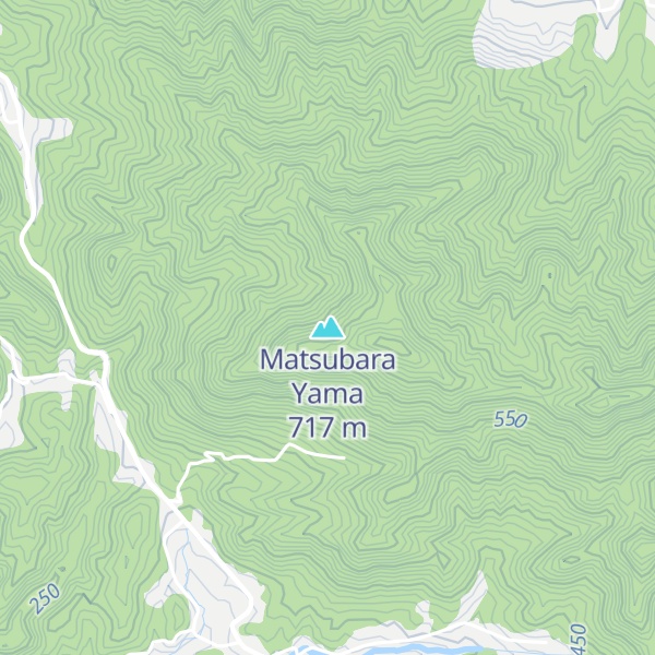 Map of Matsubara Yama