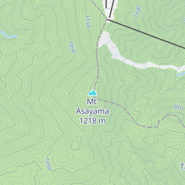 Map of Mt. Asayama