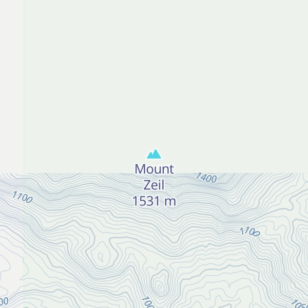 Map of Mount Zeil