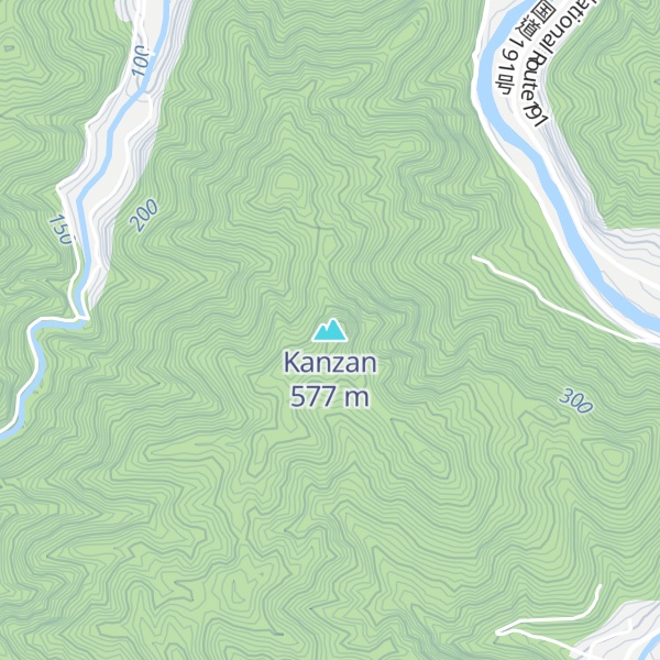 Map of Kanzan