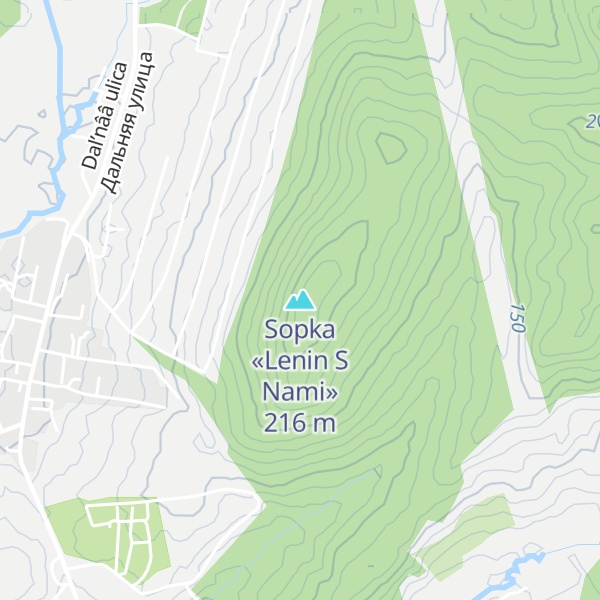 Map of Sopka «Lenin S Nami»