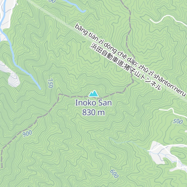 Map of Inoko San