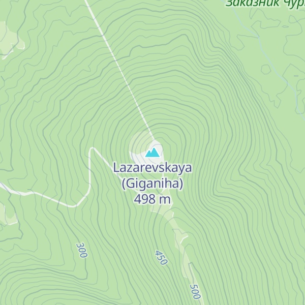 Map of Lazarevskaya (Giganiha)