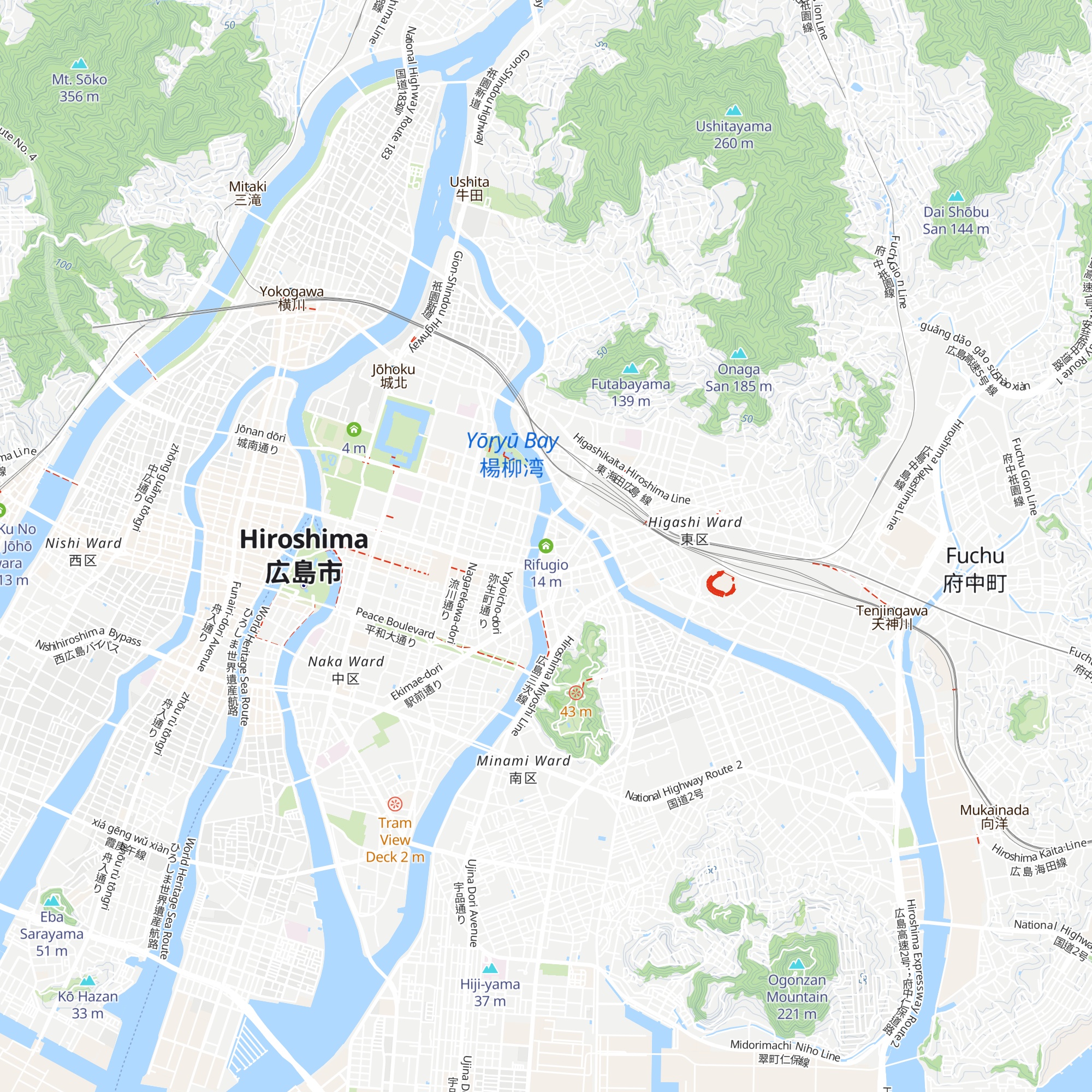 Rifugio map