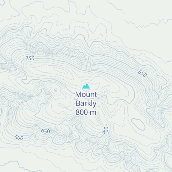 Map of Mount Barkly