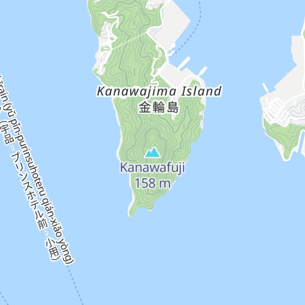 Map of Kanawafuji