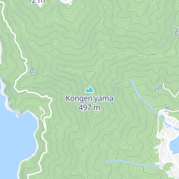 Map of Kongen'yama