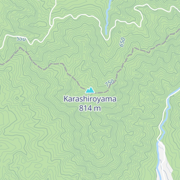Map of Karashiroyama