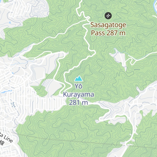 Map of Yō Kurayama
