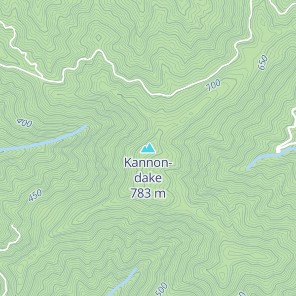 Map of Kannon-dake