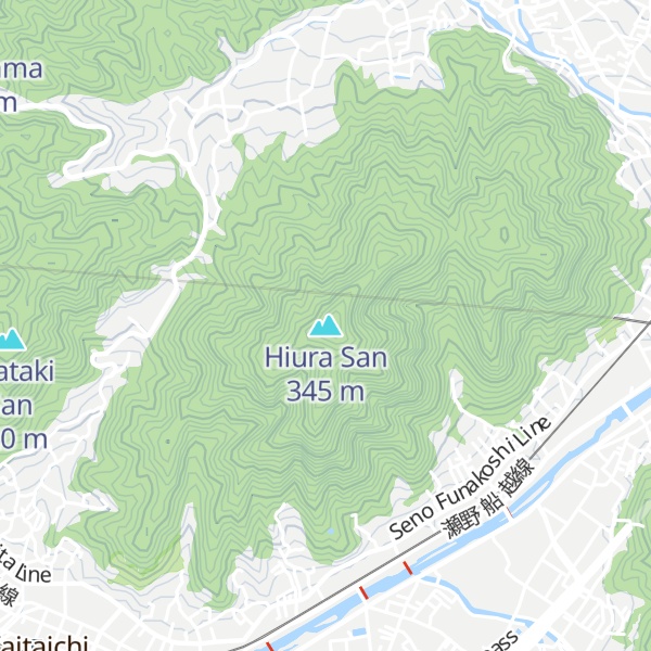 Map of Hiura San