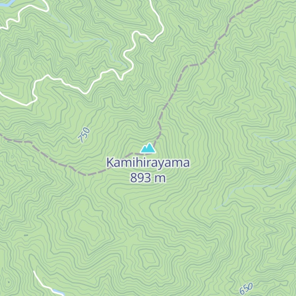 Map of Kamihirayama