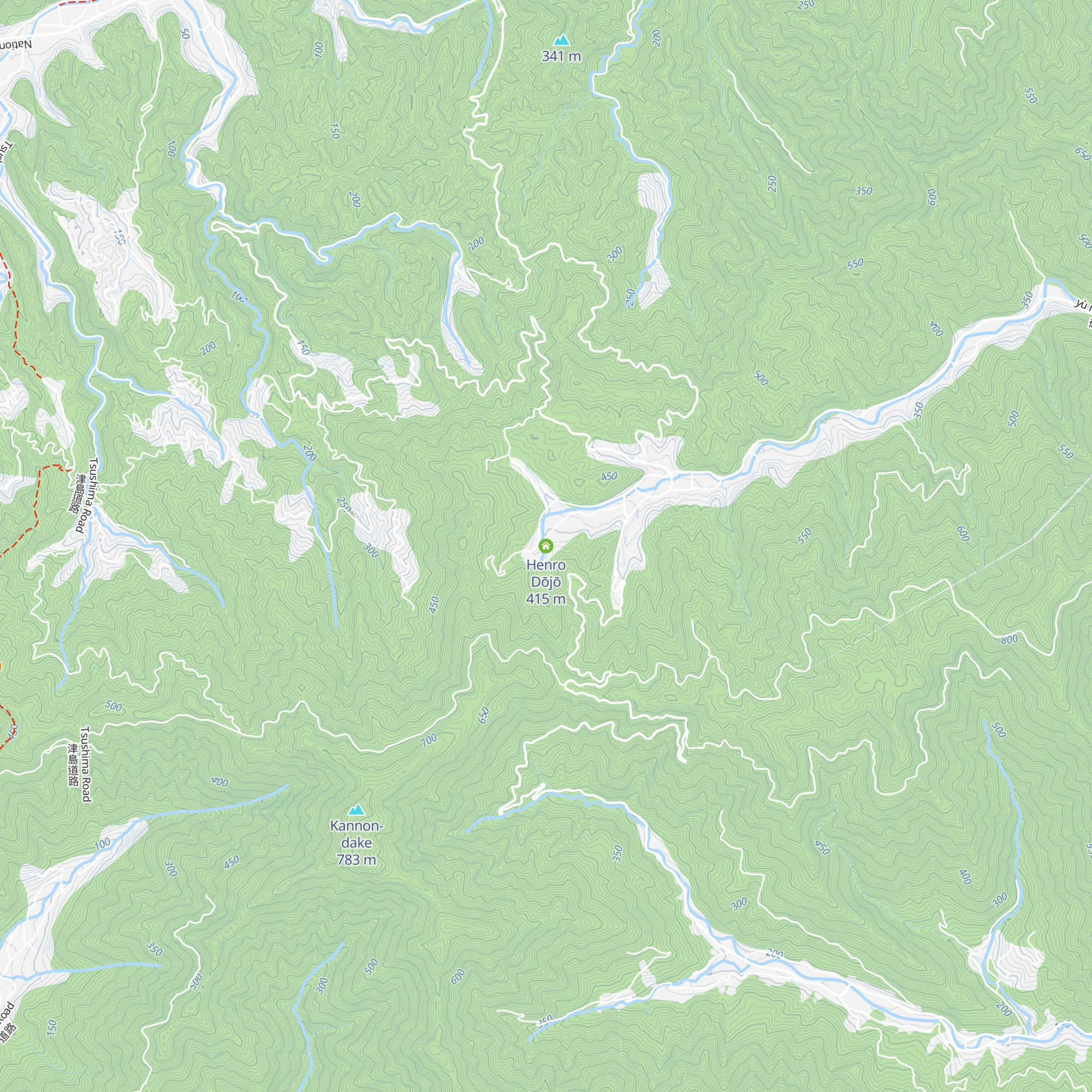Henro Dōjō map