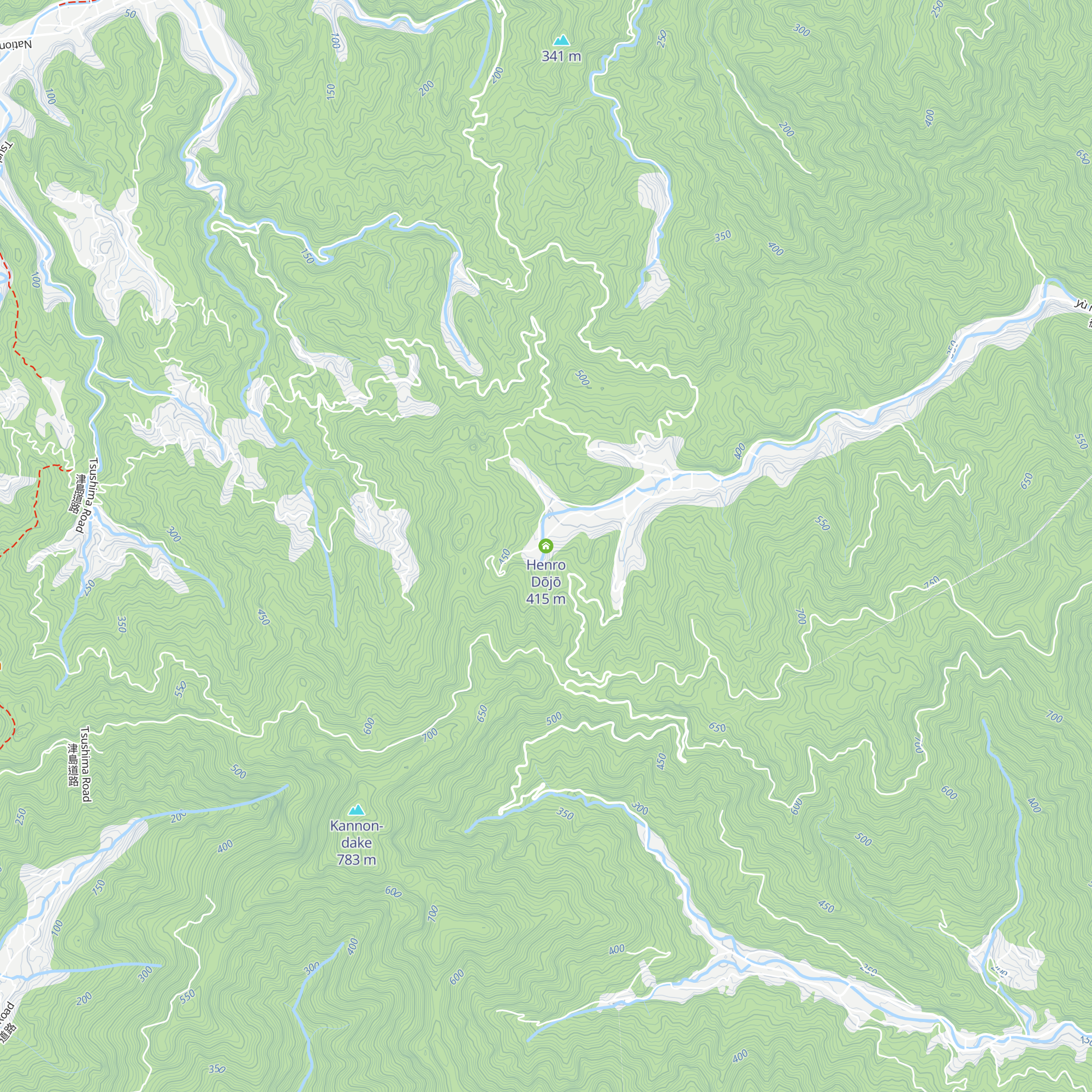 Henro Dōjō map