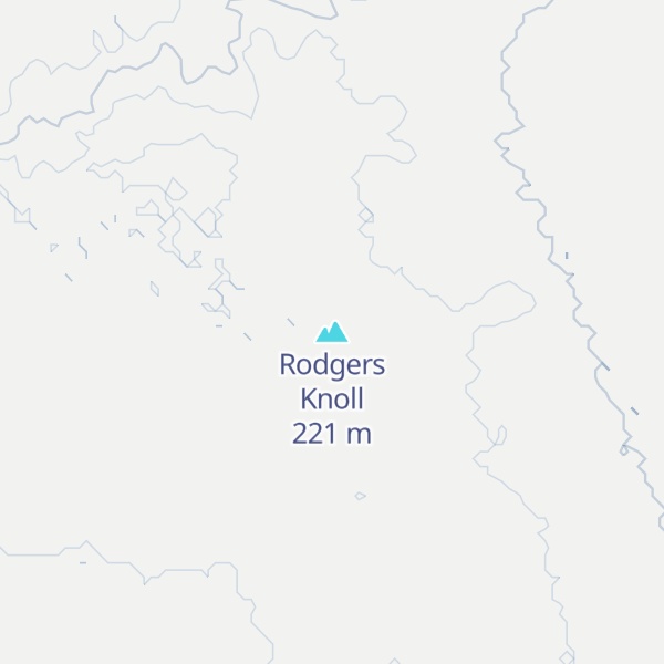Map of Rodgers Knoll