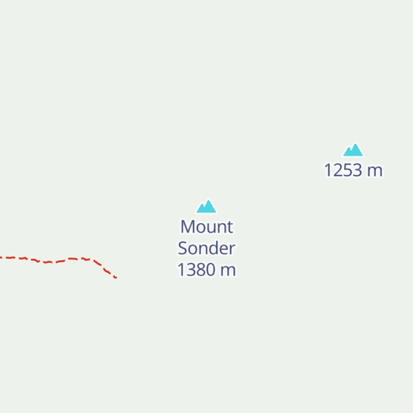 Map of Mount Sonder