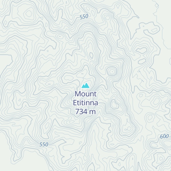 Map of Mount Etitinna