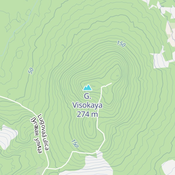 Map of G. Visokaya