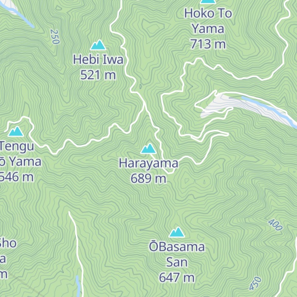 Map of Harayama