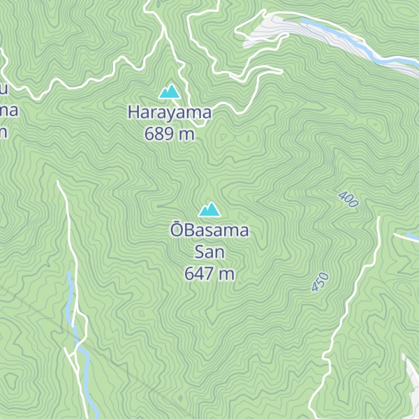 Map of ŌBasama San