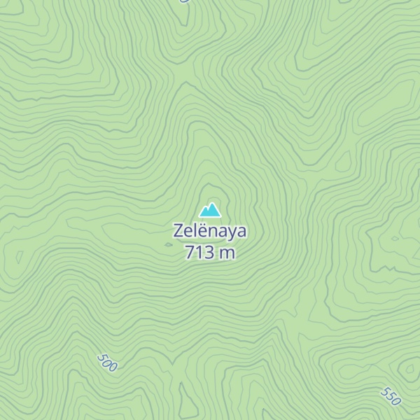Map of Zelënaya