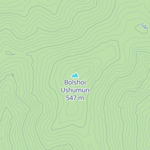 Map of Bolshoi Ushumun
