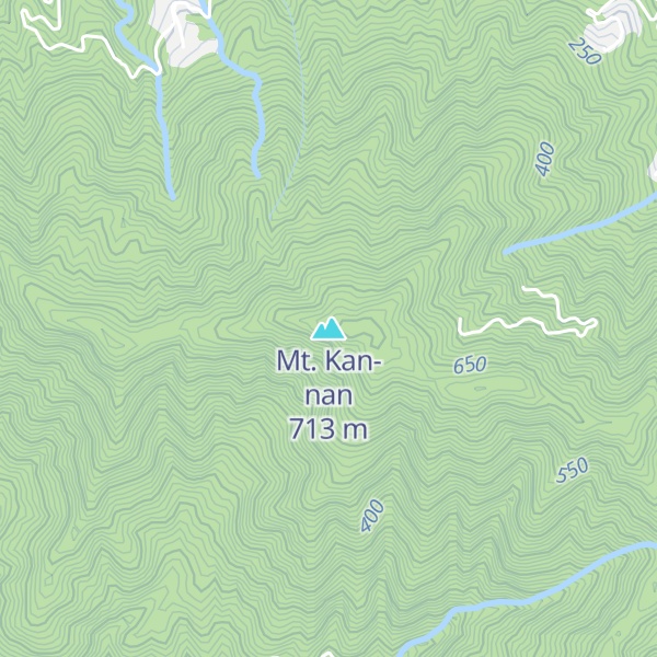 Map of Mt. Kan-nan
