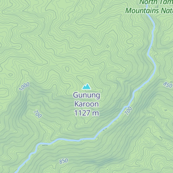Map of Gunung Karoon