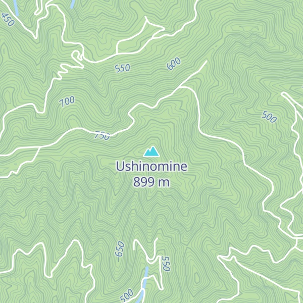 Map of Ushinomine