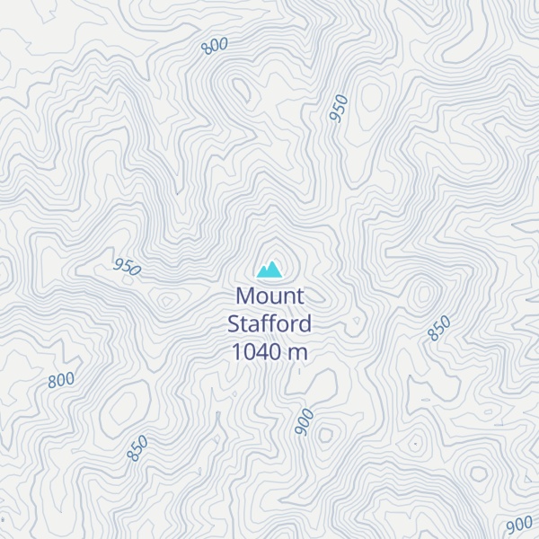 Map of Mount Stafford