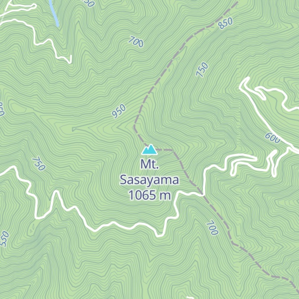 Map of Mt. Sasayama