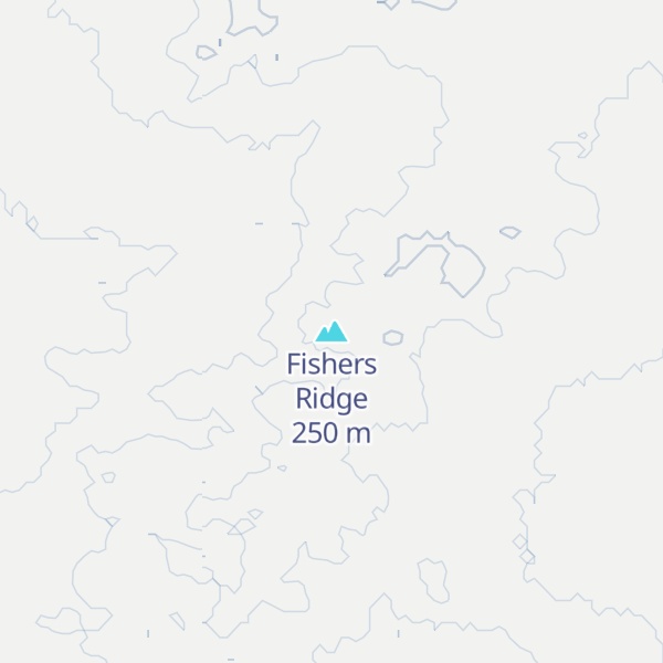 Map of Fishers Ridge