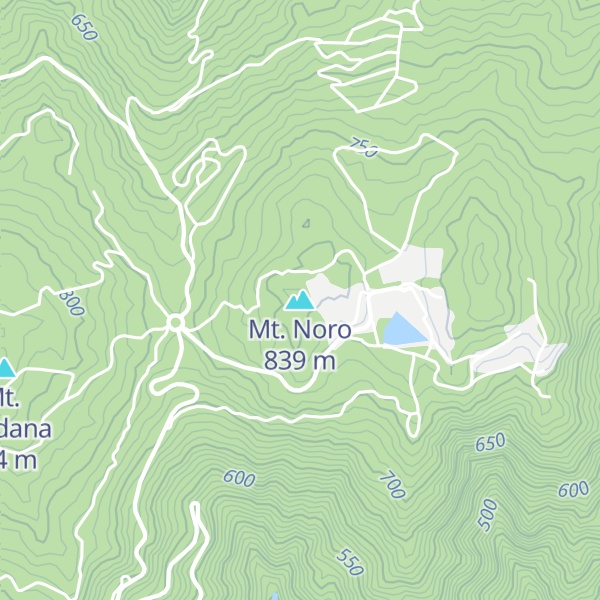 Map of Mt. Noro