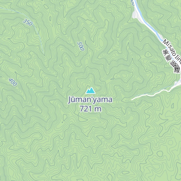 Map of Jūman'yama
