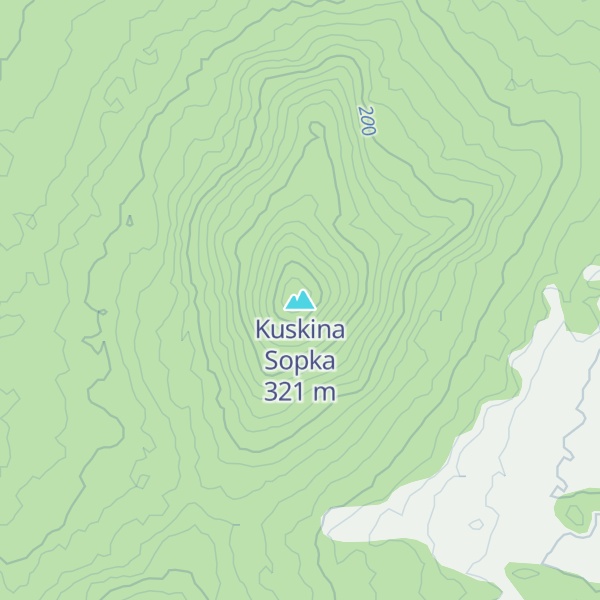 Map of Kuskina Sopka