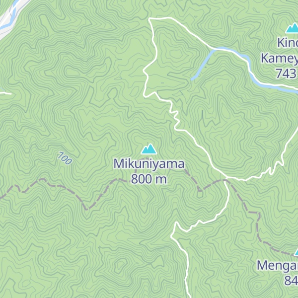 Map of Mikuniyama