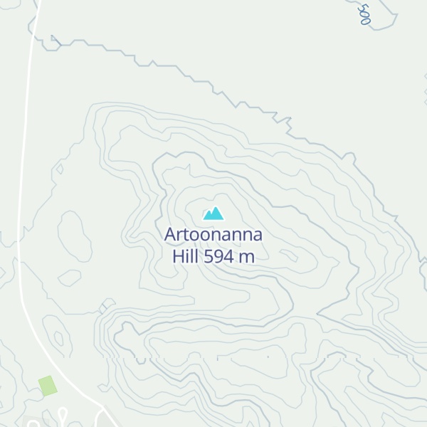 Map of Artoonanna Hill